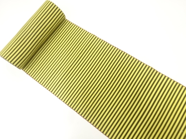 JAPANESE KIMONO / ANTIQUE BOLT FOR OBI / WOVEN STRIPE